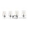 Z-Lite Joliet 4 Light Vanity, Chrome & Clear 473-4V-CH - alternate 1